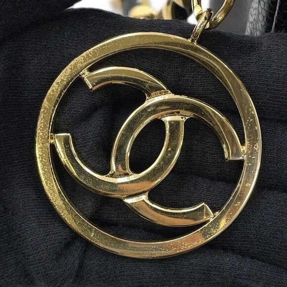 CHANEL V Stitch ChainShoulder Calfskin Black - Picture 6 of 16